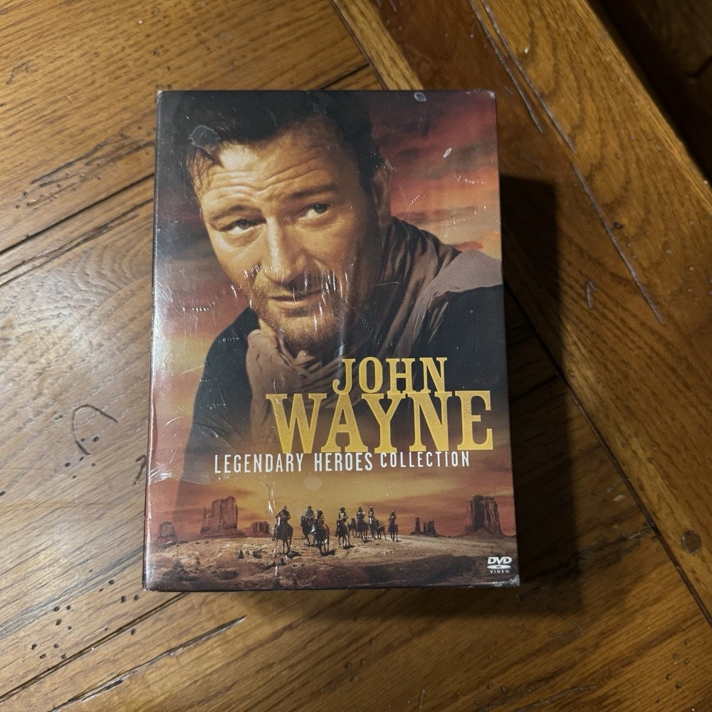 John Wayne Legendary Heroes Collection (DVD, 2005, 5-Disc Set) Factory Sealed!!!